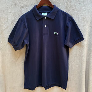 Lacoste Men’s Navy Polo Shirt Size 4 (Medium) Classic Fit Crocodile Logo